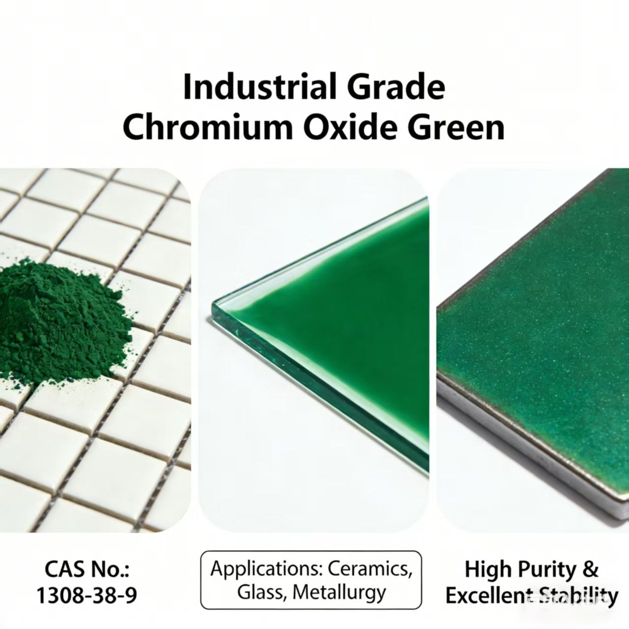 CAS 1308-38-9 Chromium Oxide/Chrome Oxide Green for Metallurgy Paint Abrasive Fire Resistant Use Oliver Green Powder CAS 1308-38-9 Chromium Oxide/Chrome Oxide Green for Metallurgy Paint Abrasive Fire Resistant Use Oliver Green Powder
