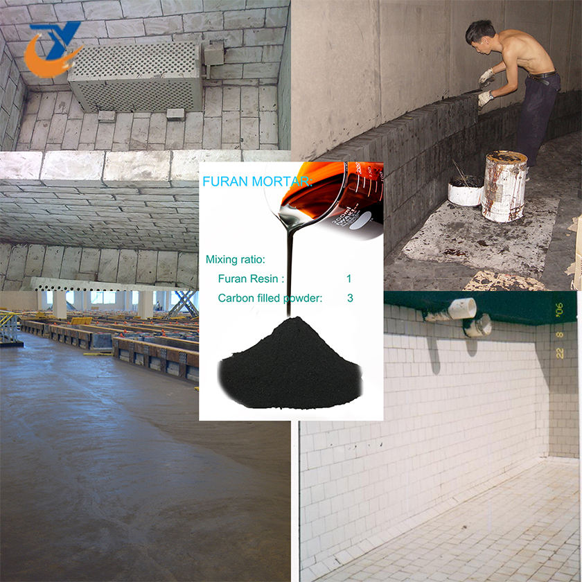 Furan Resin Mortar for Joint Acid Block/Graphite Bricks Mortar Furan Resin Mortar for Joint Acid Block/Graphite Bricks Mortar