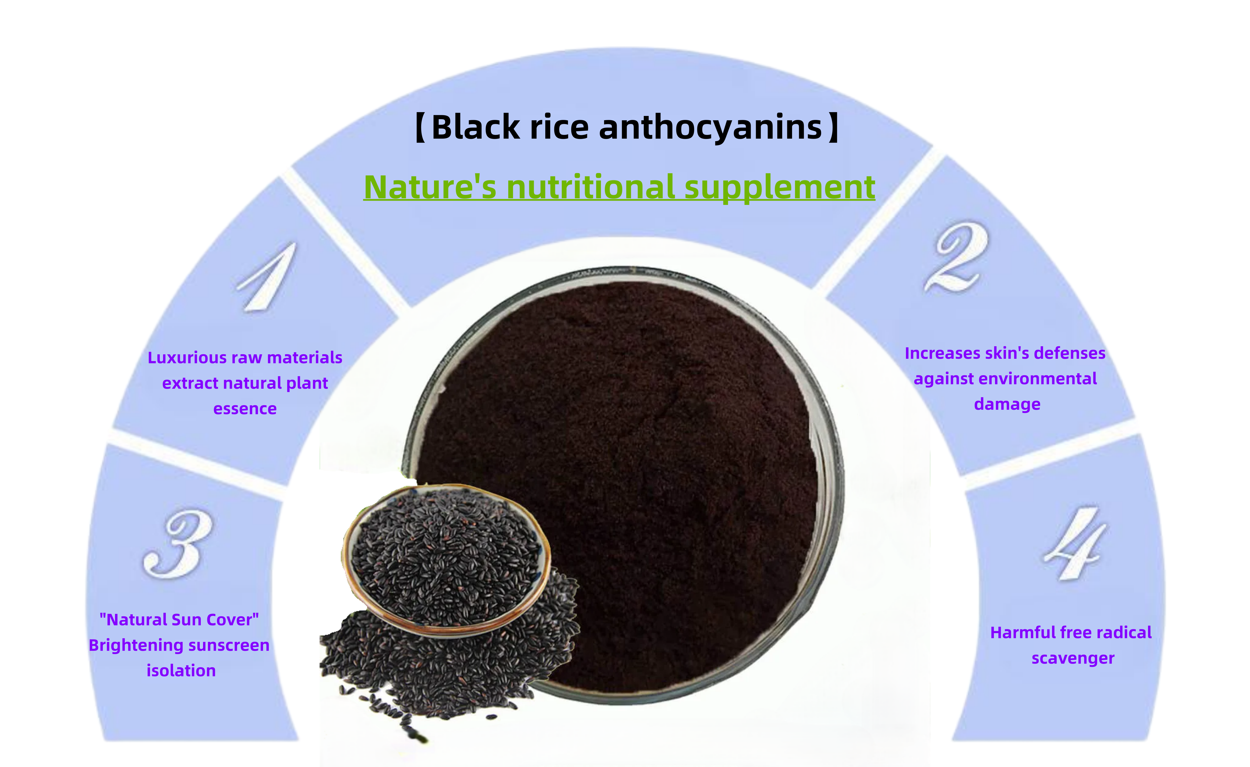 Black Rice Extract Powder 5% 20% 25% 30% Anthocyanidin Anthocyanins Food Grade Antioxidant Black Rice Extract Purple Red Powder Black Rice Extract Powder 5% 20% 25% 30% Anthocyanidin Anthocyanins Food Grade Antioxidant Black Rice Extract Purple Red Powder