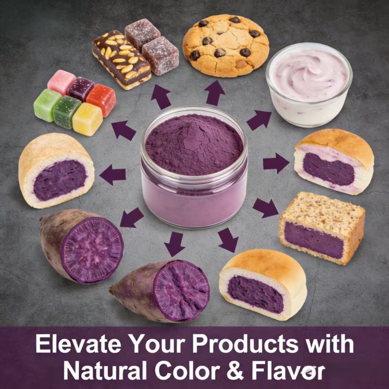 Purple Sweet Potato Concentrate Juice Liquid/Powder Food Coloring Food Grade Natural Pigment With ISO9001/Halal/Kosher Purple Sweet Potato Concentrate Juice Liquid/Powder Food Coloring Food Grade Natural Pigment With ISO9001/Halal/Kosher
