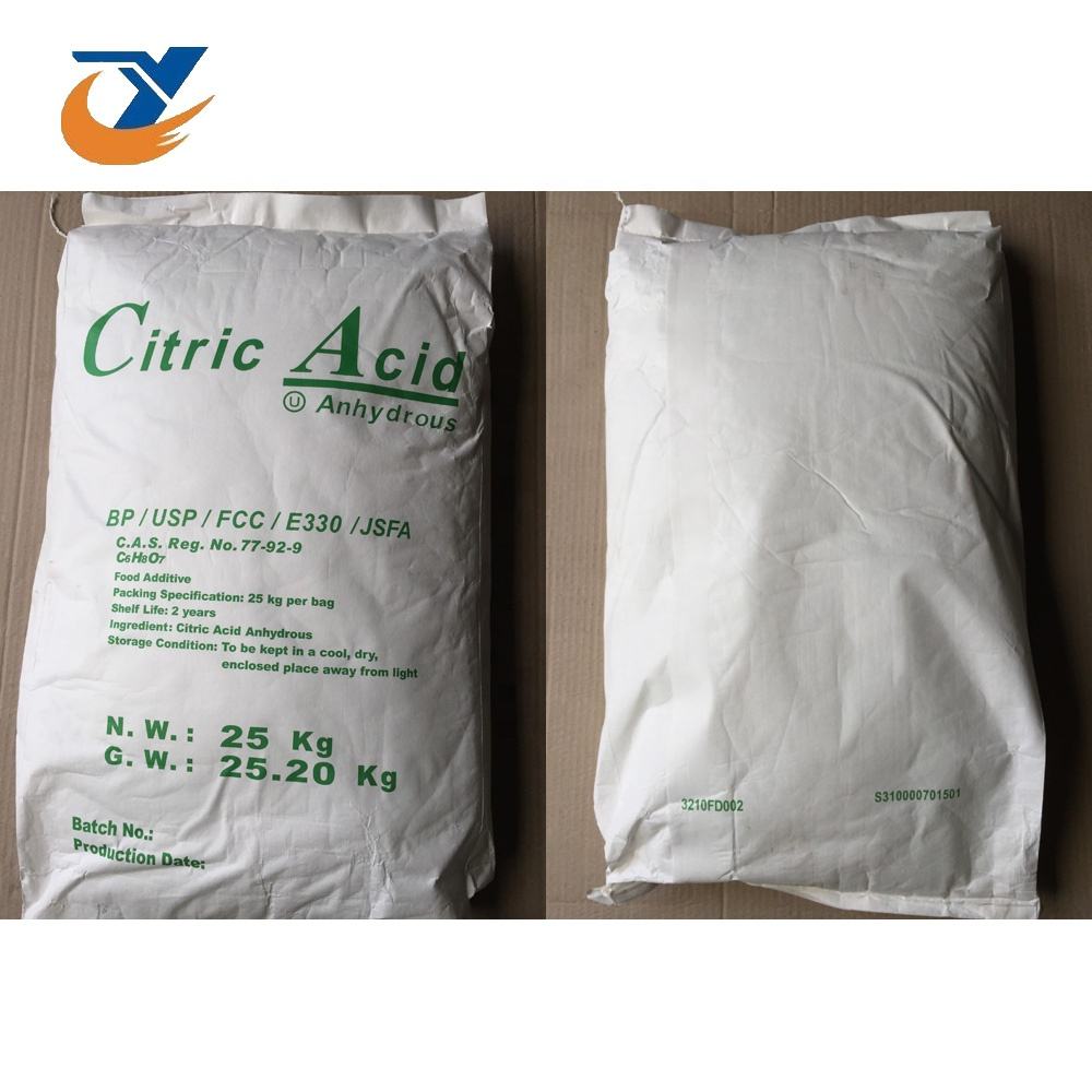 Food Grade Citric Acid Anhydrous Powder Price Food Grade Citric Acid Anhydrous Powder Price
